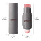 Cream to Powder Blush Stick, High Impact Color, Moisturizing Face Makeup (01#, 1 Count (Pack of 1))