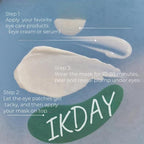 Silicone eye patches reusable under