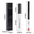 evpct 2Pcs White Matte Liquid Lipstick Lip Gloss Stain and Retractable Lip Liner Makeup Set for Women Long Lasting Waterproof 24 Hours Permanent Lipstick labial mate larga duracion 24 43#