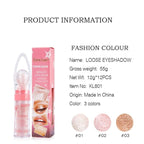 AKARY Shimmer Highlighter Powder, Fairy Polvo De Hadas Highlighter Powder & Blush Stick, Instant Glow Luminizer Duo, Glitter Body Face Hair High Gloss Stick, Sparkle Smudge-Proof Highlighter Stick Party Makeup (C-#03)