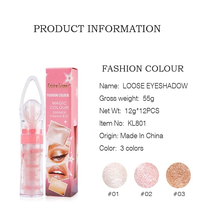 AKARY Shimmer Highlighter Powder, Fairy Polvo De Hadas