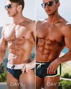 COCOSOLIS UOMO Tanning Accelerator for Men - Organic Tanning Oil with Vitamin E & Black Coconut Scent for a Fast Intensive Tan - Tanning Enhancer for a Rich Chocolate Tan (110)