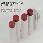 All Day Essential Tinted Lip Balm 02 Casual Nude | Natural Gloss Balm, Moisturizing Lip Care, Deep Nourishing Plant-Based Chapstick, Lasting Hydration Lip Butter for Dry Cracked Chapped Lips