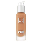 3INA The 24H Foundation 654-24H Long-Wearing Formula - Medium To High Buildable Coverage - Smooth Matte Finish - Expanded Shade Selection - Waterproof, Cruelty Free, Vegan Makeup - 1.01 Oz