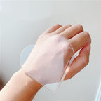 3Pcs Clear Handheld Acrylic Palette Heart Shaped Acrylic
