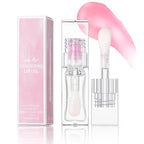 Magic Color Changing Lip Oil Ph, Glitter Lip Gloss, Upgraded Big Brush Head Moisturizing Lip Oil Long Lasting Nourishing Lip Glow Oil Non-Sticky Primer Lip Tint (# 06, 0.3 Oz)