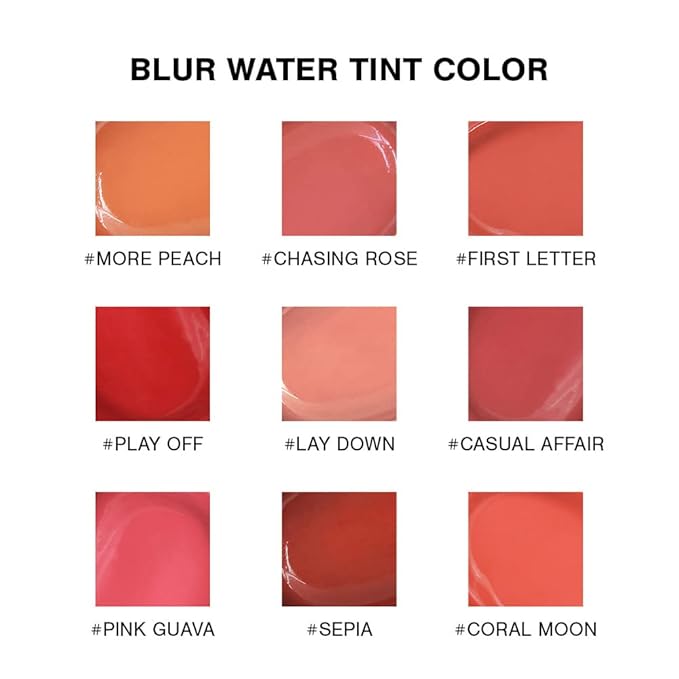 3CE BLUR WATER TINT(4.6g) soft lip with less TINT(4.6g)