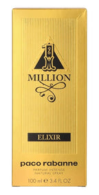 Paco Rabanne One million Elixir for Men Parfum Intense Spray, 3.4 Ounce (New 2022)