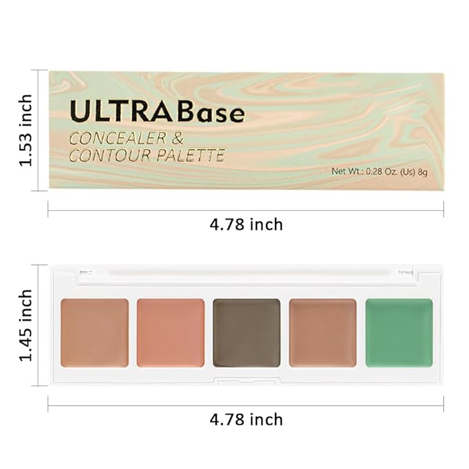 5 Colors Magic Touch Correcting Concealer Palette for 1 Count)