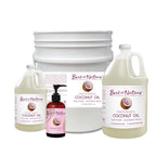 Best of Nature 100% Pure Fractionated Coconut Oil - Liquid MCT Massage & Body Oil, Unscented Moisturizer for Hair, Skin, Face, Aromatherapy Carrier for Essential Oils, Gallon (128 fl oz)