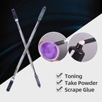 7.2 inches Pro Stainless Steel Make Up Spatula