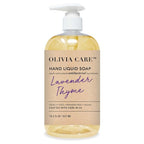 Olivia Care Antibacterial Hand Soap - Infused with Sage & Tea Tree Oil & Lavender Thyme Fragrance, Cleansing, Germ-Fighting, Moisturizing Hand Wash for Kitchen & Bathroom - 18.5 fl oz