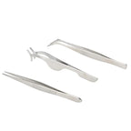 5 Pairs Under Eye Pads With Eyelash Holder Pallet and Brush and Tweezers Set, Lint Lash Extension Eye Gel Patches for Eyelash Extension Eye Mask Beauty Tool