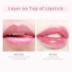 Pudaier Hydrating Lip Oil, Fruit Extract Lip Oil Hydrating