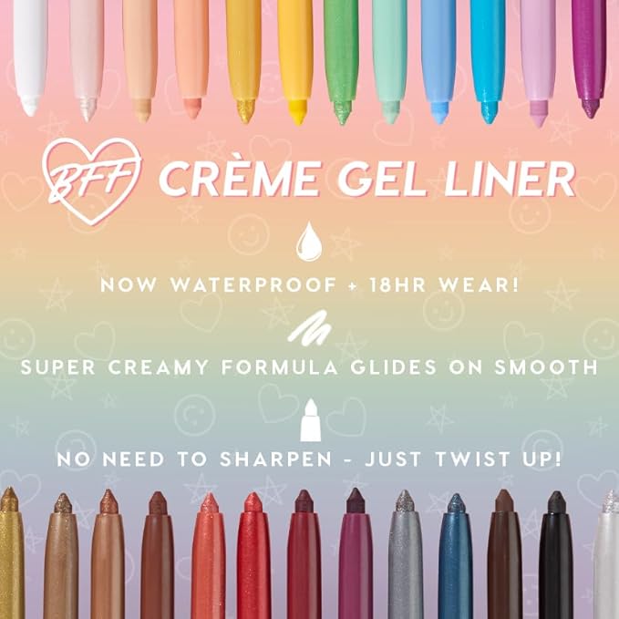 ColourPop Crème Gel Waterproof Eyeliner - 18HR Wear, Ultra-Pigmented Eyeliner Pencil with Matte & Metallic Finishes - Smudge-Proof, Vegan & Cruelty-Free - Wildcat (0.01 oz)