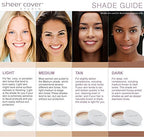 Sheer Cover – Sophisticate Look Face Palette For Eyes, Lips, and Cheeks – with Brush