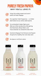 Teenology Shampoo for Teens - Avoid Forehead and Body Acne - No Sulfates or Parabens, Noncomedogenic, Natural Botanical Extracts, 16 oz. (Fresh Papaya)