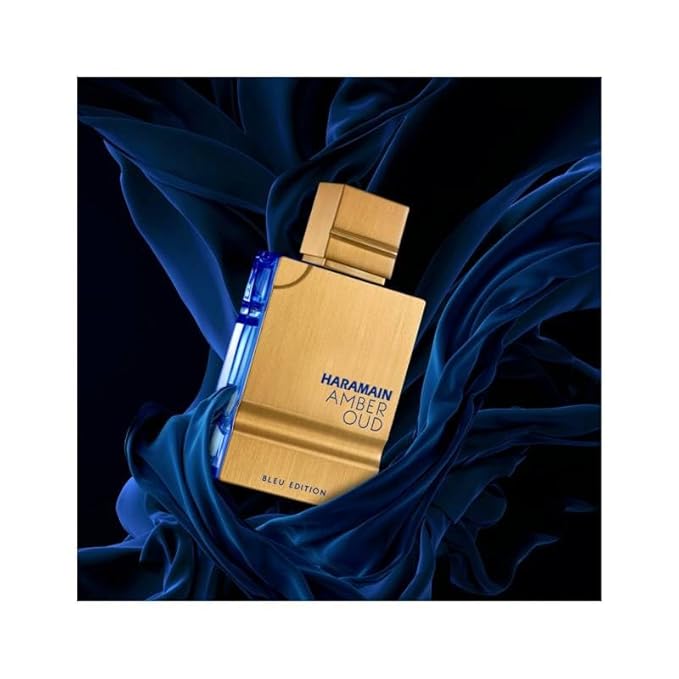 Al Haramain Amber Oud Blue Edition Eau De Parfum Spray 100ml (3.4 oz) - Unisex Arabian Perfume for Women & Men, Long-Lasting Arabic Fragrance, Premium EDP Cologne Spray