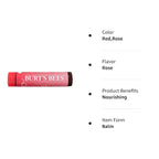 Burt's Bees Tinted Lip Balm, Rose, 0.15 Ounce (Pack of 4)