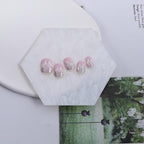 2pcs Nail Art Palette, False Nail Tips Display Board, Nail Art Painting Mixed Color Palette, Nail Art Display Cosmetic Mixing Tools (Hexagon/Square)