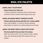 Espoir Real Eye Palette #1 Peachy Like (Warm