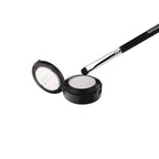 Curved Smudge Eyeshadow Brush, EIGSHOW Small Round Top Blending Eye Shadow with Synthetic Bristles for Smokey Cat Eye Makeup (E832)