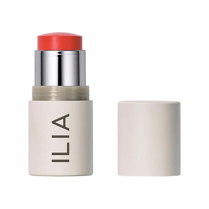 ILIA - Multi Stick For Lips + Cheeks | Non-Toxic, Vegan, Cruelty-Free, Nourishing Cream + Lip Color In One for All Skin Types (Dear Ruby, 0.15 oz | 4.5 g)