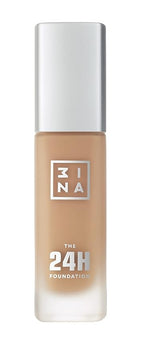 3INA The 24H Foundation 633-24H Long-Wearing Formula - Medium To High Buildable Coverage - Smooth Matte Finish - Expanded Shade Selection - Waterproof, Cruelty Free, Vegan Makeup - 1.01 Oz
