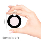 Monochrome Matte Eyeshadow Makeup Palette, Highly Pigmented Pearl White Eyeshadow Palette, Matte Pressed Powder Eye shadow Makeup, Single Vegan Eye Shadow, Daily Evening Women Girls Eyeshadow Gift 3#