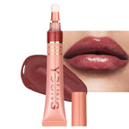 YOUNG VISION Hydrating Liquid Lipstick & Gloss Tint, Oil Infused, Cushion & Puff Applicators, Versatile Nude to Red Shades,Labial Liquido & Brillo Labial