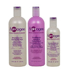 ApHogee Shampoo for Damaged Hair 16 Fl Oz, ProVitamin Leave-In Conditioner 16 Fl Oz, Keratin 2 Minute Reconstructor 8 Fl Oz Set
