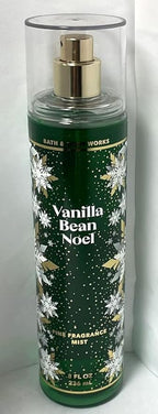Bath and Body Works Holiday Traditions Vanilla Bean Noel Fine Fragrance Mist, 8.0 Fl Oz