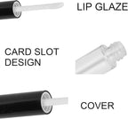 30pcs 5ml Empty Lip Gloss Tubes, Double Ended Refillable Lip Balm Gloss Containers Bottles with Rubber Inserts for Women Girls DIY Makeup