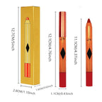 Wine Red Lip Liner Pencil, Smooth Matte Lipstick Crayon with Lip Pencil Sharpener for Women, Velvet Smudge Proof Smudgeproof Waterproof No Transfer Makeup Forever Lipliner 508#