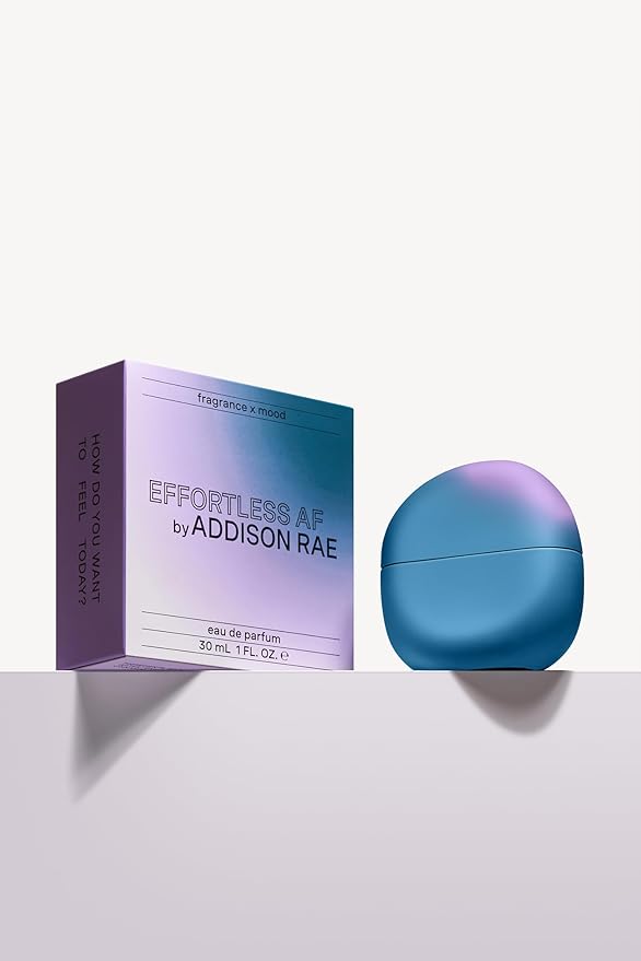 Addison Rae Fragrance Effortless - Luxury Perfume for Women - Fruity Floral Scent - Eau De Parfum - Notes of Apple, Plum, Pineapple - Long Lasting Vegan Travel Cologne - Gift for Her - 1 oz EDP Spray