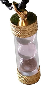 Thai Buddha Pendant Naga Eye Stone Pendant Color Pink Gem Men Women Energy Crystals for Healing and Protection Handmade Necklaces for Men