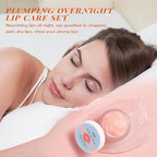 ANAIRUI Lip Mask Set, Lip Exfoliator Scrub & Moisturizer,Grapefruit Lip Care Kits With Lip Sleeping Mask & Sugar Lip Scrub, Lip Overnight Plumper Set for Dry, Chapped Lips