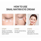 SCINIC Snail Matrix Eye Cream All Skin Types Women Hypoallergenic Moist (30ml)
