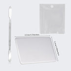 Beauty Spatula, Stainless Steel Makeup Spatula Korean Set Mixing Palette Korean Spatula Set Professional Foundation Cosmetic Palette Nail Art Makeup Tool for Eye Shadow Nail DIY Art
