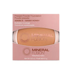 Mineral Fusion Pressed Powder Foundation, Warm 6, 0.32 Ounce (Pack of 2)