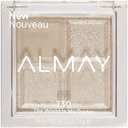 Almay Eyeshadow Palette, Longlasting Eye Makeup, Single Shade Eye Color in Matte, Metallic, Satin and Glitter Finish, Hypoallergenic, 130 The World Is My Oyster, 0.1 Oz