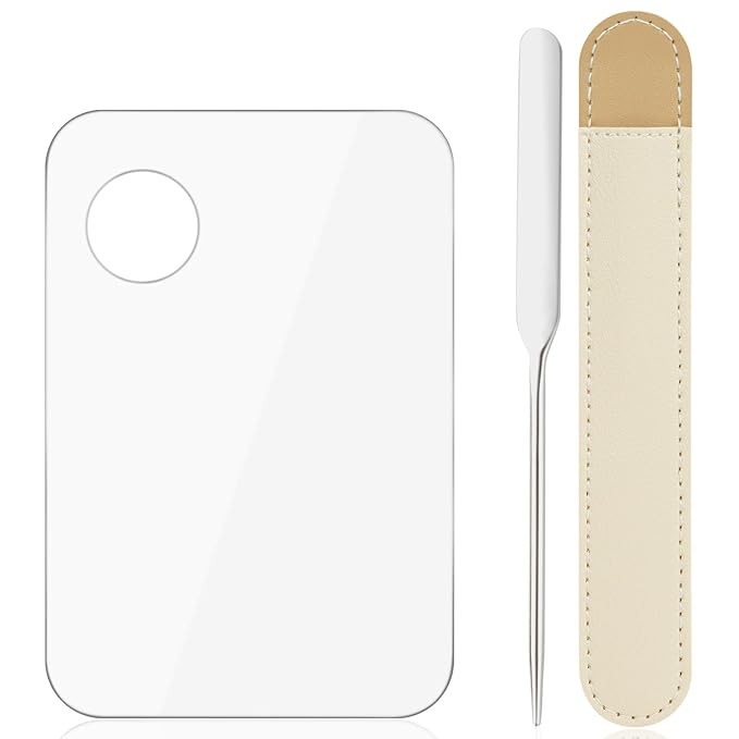 Acrylic Cosmetic Makeup Palette, 3PCS Makeup Mixing Palette