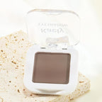 Buildable Matte Eyeshadow Makeup Palette Single - Light Cocca Shades | Creamy Pressed Powder for Easy Blending | Mini Travel Palette for Women | Everyday Natural Eye Makeup