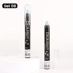 Kaely 2Pcs Cream Eyeshadow Stick Set for Eyes,Sky Blue & Greenish Cyan Shimmer Pen,Eye Brightener Halloween Makeup,sombras para ojos,Smooth Eye Shadow Highlighter Crayon Pencil Waterproof,10+12