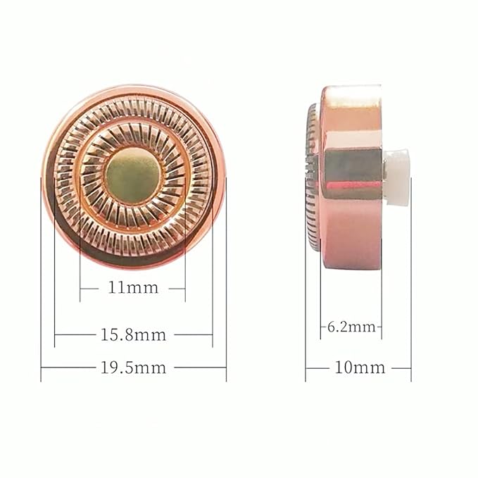 for Finishing Touch Replacement Heads Flawless Facial Hair Remover Gen 2,Double Halo Painless and Smooth (6PCS, GEN 2)