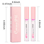 evpct 2Pcs Clear Color Changing PH Tinted Lip Changing