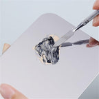 Makeup Mixing Palette,Stainless Steel Foundation Palette Cosmetic Mixing