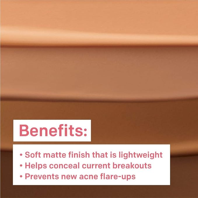 Almay Clear Complexion Makeup, Matte Finish Liquid Foundation with Salicylic Acid, Hypoallergenic, Cruelty Free, -Fragrance Free, Dermatologist Tested, 810 Almond, 1.0 oz