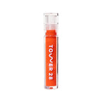 Tower 28 ShineOn Lip Jelly, FIRE, Non-Sticky, Hydrating Vegan Lip Gloss in Sheer Orange, Moisturizing Apricot and Raspberry Seed Oil, Clean, Cruelty Free