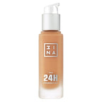 3INA The 24H Foundation 657-24H Long-Wearing Formula - Medium To High Buildable Coverage - Smooth Matte Finish - Expanded Shade Selection - Waterproof, Cruelty Free, Vegan Makeup - 1.01 Oz